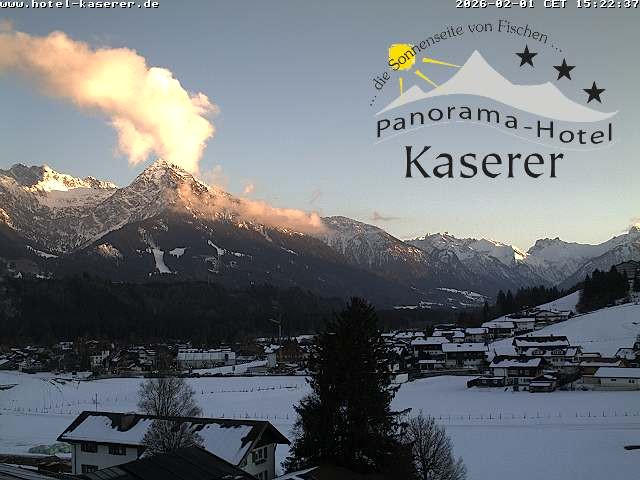 Archiv Foto Webcam Fischen, Hotel Garni Kaserer