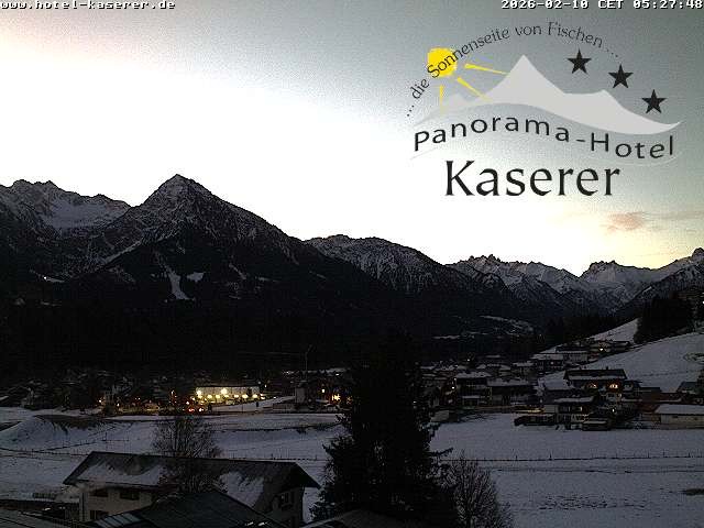 Archiv Foto Webcam Fischen, Hotel Garni Kaserer