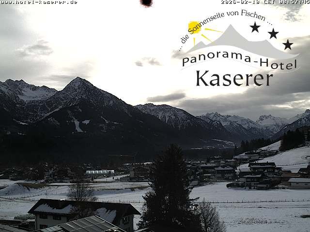 Archiv Foto Webcam Fischen, Hotel Garni Kaserer