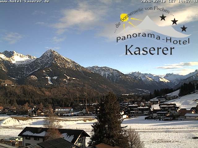 Archiv Foto Webcam Fischen, Hotel Garni Kaserer