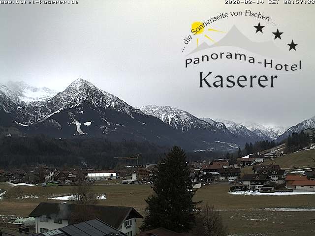 Archiv Foto Webcam Fischen, Hotel Garni Kaserer
