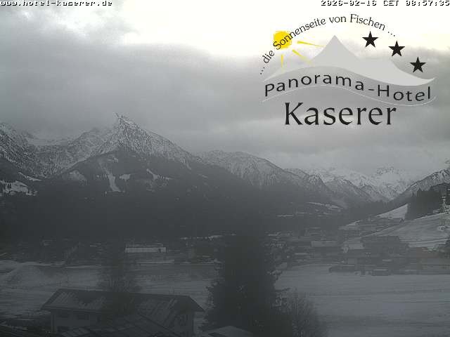 Archiv Foto Webcam Fischen, Hotel Garni Kaserer