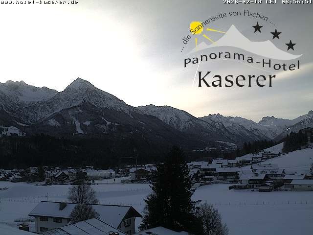 Archiv Foto Webcam Fischen, Hotel Garni Kaserer