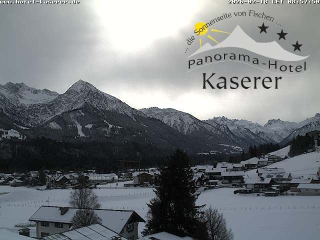 Archiv Foto Webcam Fischen, Hotel Garni Kaserer
