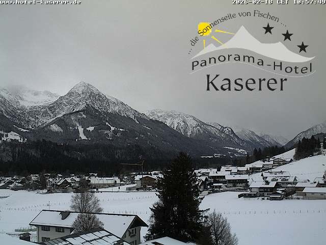 Archiv Foto Webcam Fischen, Hotel Garni Kaserer