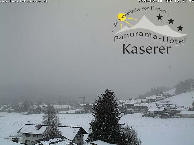 Archiv Foto Webcam Fischen, Hotel Garni Kaserer