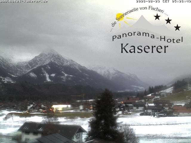 Archiv Foto Webcam Fischen, Hotel Garni Kaserer