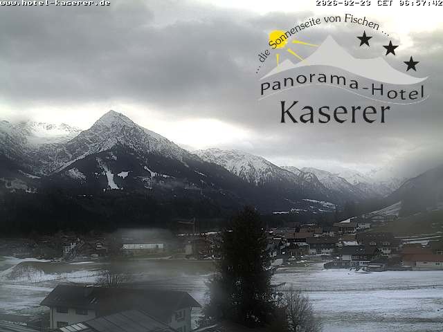 Archiv Foto Webcam Fischen, Hotel Garni Kaserer