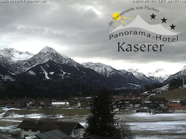 Archiv Foto Webcam Fischen, Hotel Garni Kaserer