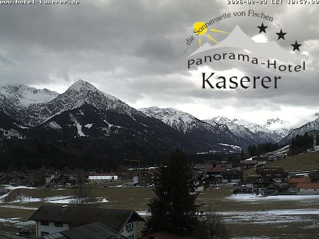 Archiv Foto Webcam Fischen, Hotel Garni Kaserer