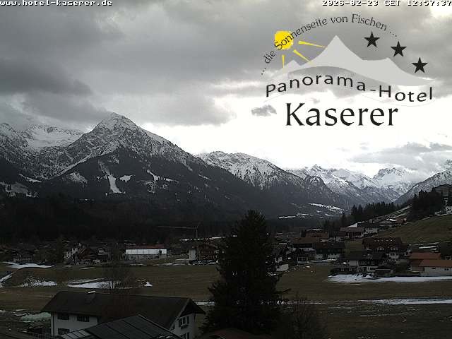 Archiv Foto Webcam Fischen, Hotel Garni Kaserer