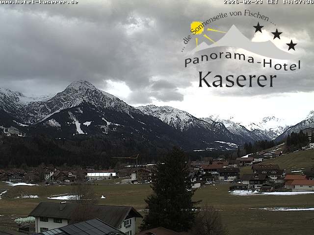 Archiv Foto Webcam Fischen, Hotel Garni Kaserer