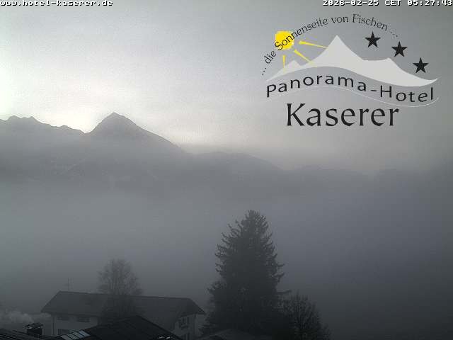 Archiv Foto Webcam Fischen, Hotel Garni Kaserer