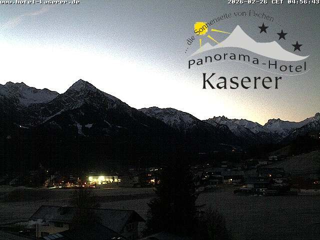 Archiv Foto Webcam Fischen, Hotel Garni Kaserer