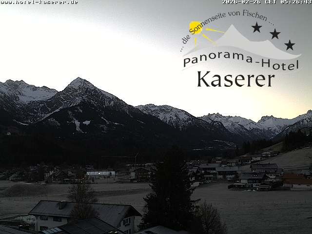 Archiv Foto Webcam Fischen, Hotel Garni Kaserer