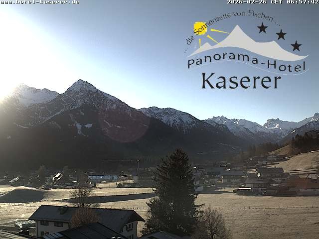 Archiv Foto Webcam Fischen, Hotel Garni Kaserer