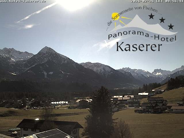 Archiv Foto Webcam Fischen, Hotel Garni Kaserer
