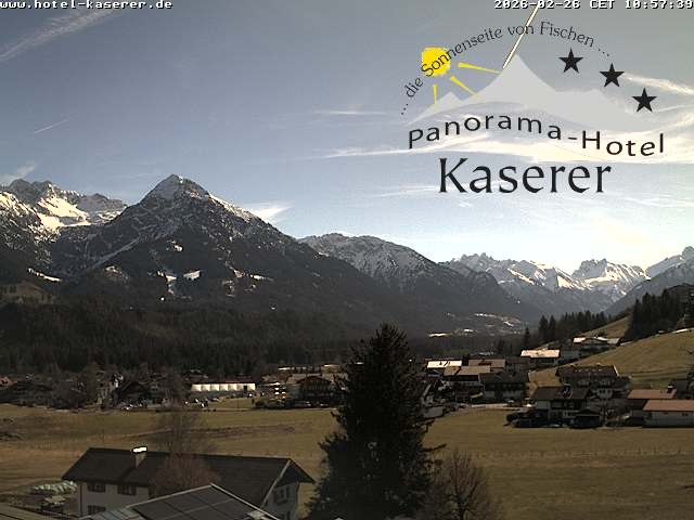 Archiv Foto Webcam Fischen, Hotel Garni Kaserer