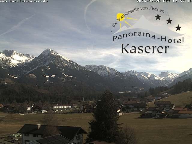 Archiv Foto Webcam Fischen, Hotel Garni Kaserer