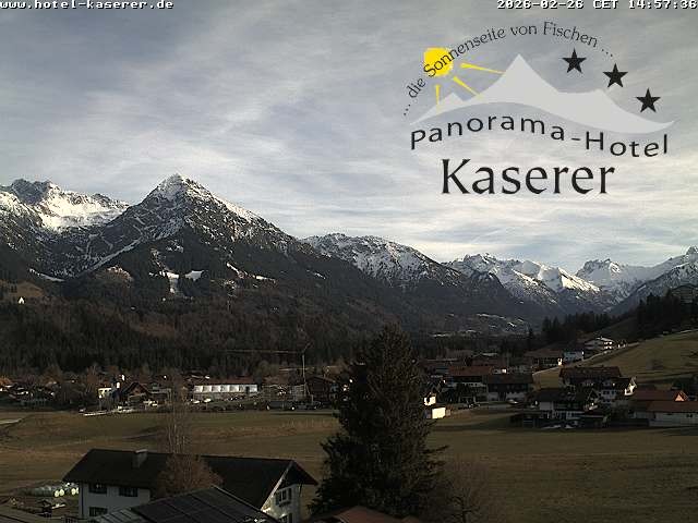 Archiv Foto Webcam Fischen, Hotel Garni Kaserer