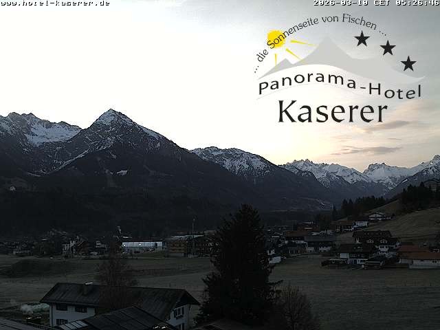 Archiv Foto Webcam Fischen, Hotel Garni Kaserer