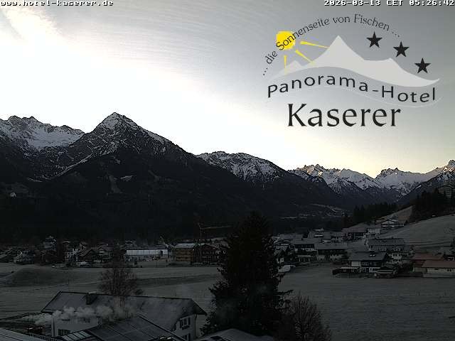 Archiv Foto Webcam Fischen, Hotel Garni Kaserer