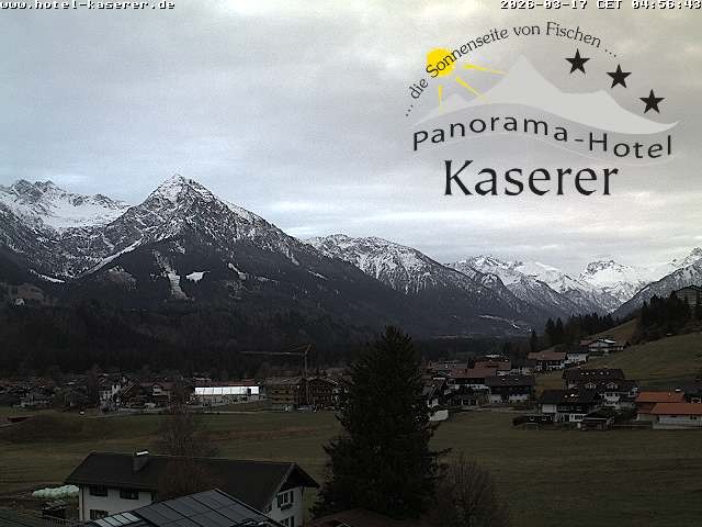Archiv Foto Webcam Fischen, Hotel Garni Kaserer