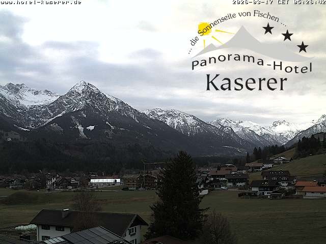 Archiv Foto Webcam Fischen, Hotel Garni Kaserer