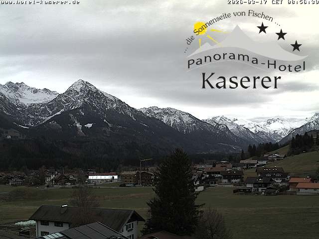 Archiv Foto Webcam Fischen, Hotel Garni Kaserer