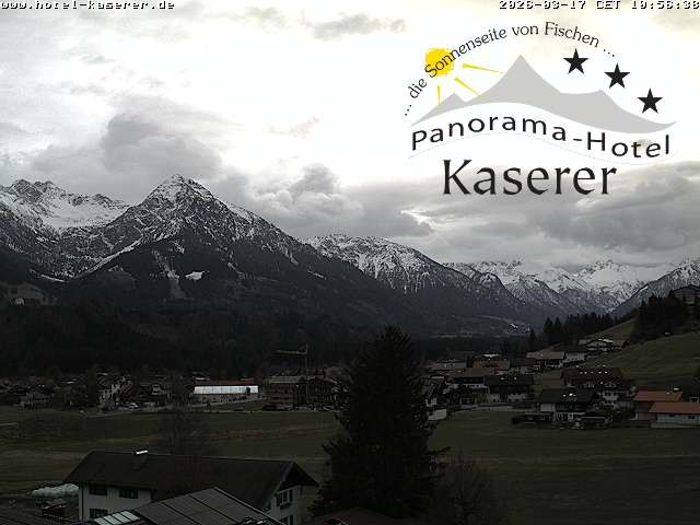 Archiv Foto Webcam Fischen, Hotel Garni Kaserer