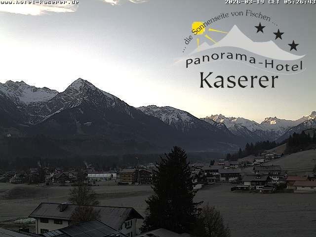 Archiv Foto Webcam Fischen, Hotel Garni Kaserer