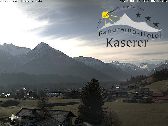 Archiv Foto Webcam Fischen, Hotel Garni Kaserer