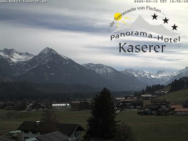 Archiv Foto Webcam Fischen, Hotel Garni Kaserer