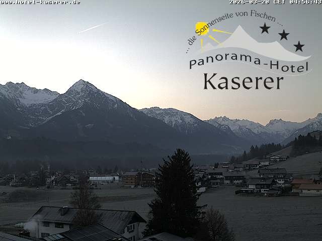 Archiv Foto Webcam Fischen, Hotel Garni Kaserer