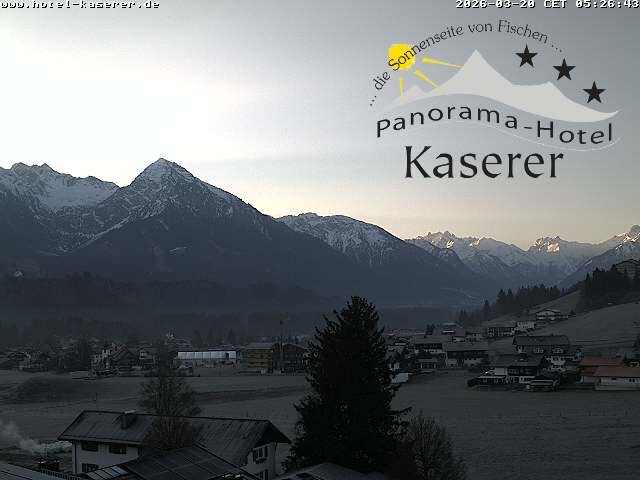 Archiv Foto Webcam Fischen, Hotel Garni Kaserer