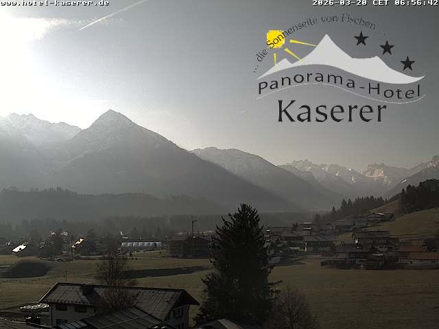 Archiv Foto Webcam Fischen, Hotel Garni Kaserer