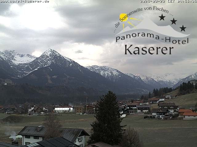Archiv Foto Webcam Fischen, Hotel Garni Kaserer