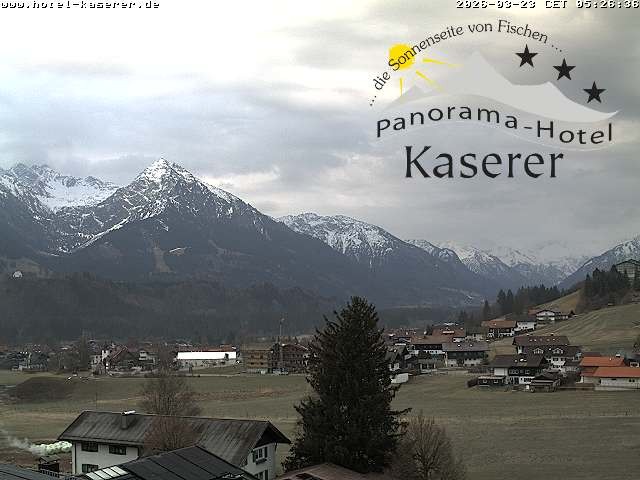 Archiv Foto Webcam Fischen, Hotel Garni Kaserer