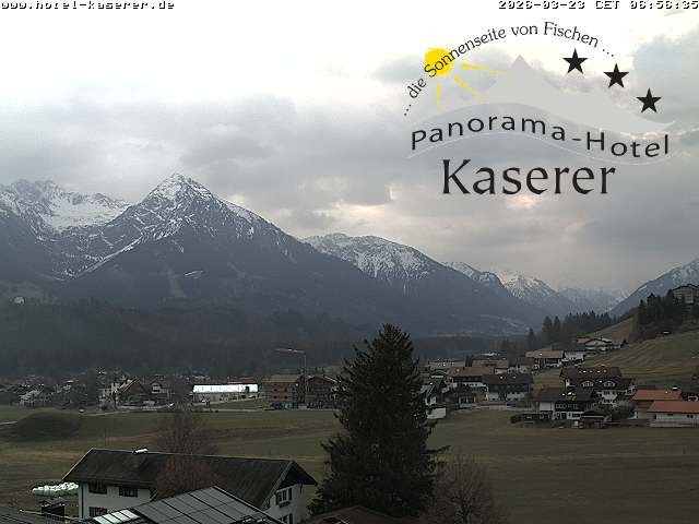 Archiv Foto Webcam Fischen, Hotel Garni Kaserer