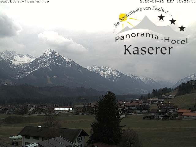 Archiv Foto Webcam Fischen, Hotel Garni Kaserer