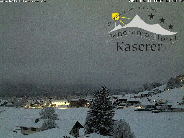 Archiv Foto Webcam Fischen, Hotel Garni Kaserer