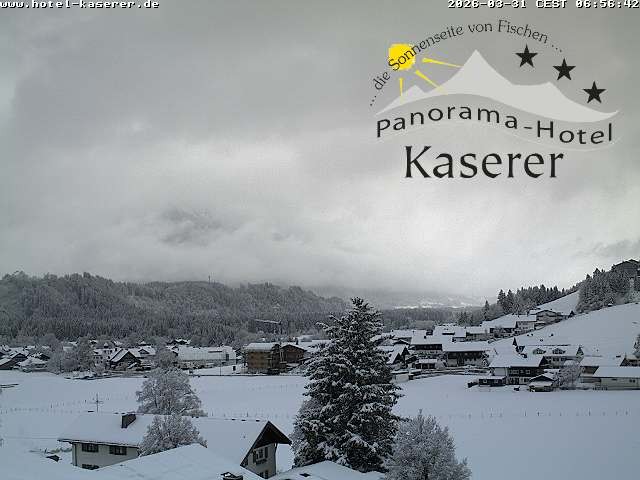 Archiv Foto Webcam Fischen, Hotel Garni Kaserer