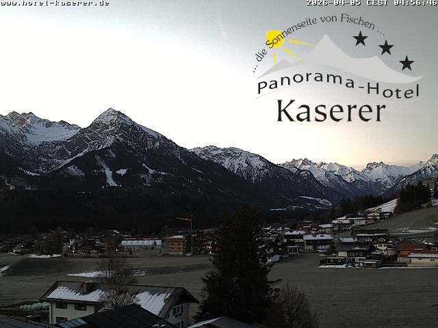 Archiv Foto Webcam Fischen, Hotel Garni Kaserer
