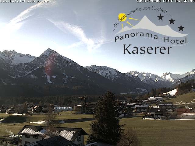 Archiv Foto Webcam Fischen, Hotel Garni Kaserer