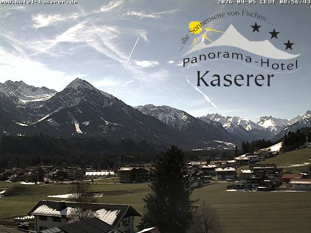 Archiv Foto Webcam Fischen, Hotel Garni Kaserer