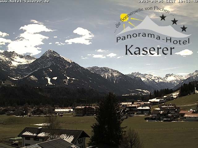 Archiv Foto Webcam Fischen, Hotel Garni Kaserer