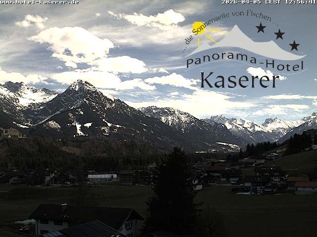 Archiv Foto Webcam Fischen, Hotel Garni Kaserer