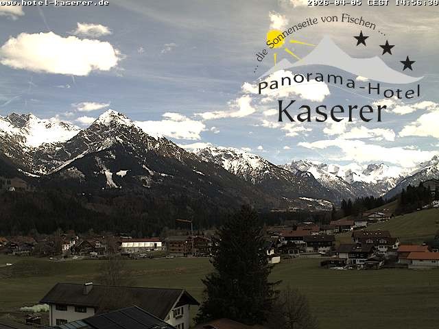 Archiv Foto Webcam Fischen, Hotel Garni Kaserer