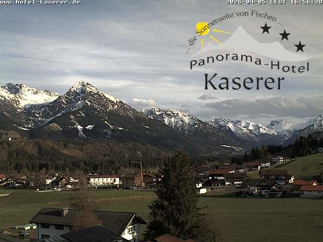 Archiv Foto Webcam Fischen, Hotel Garni Kaserer