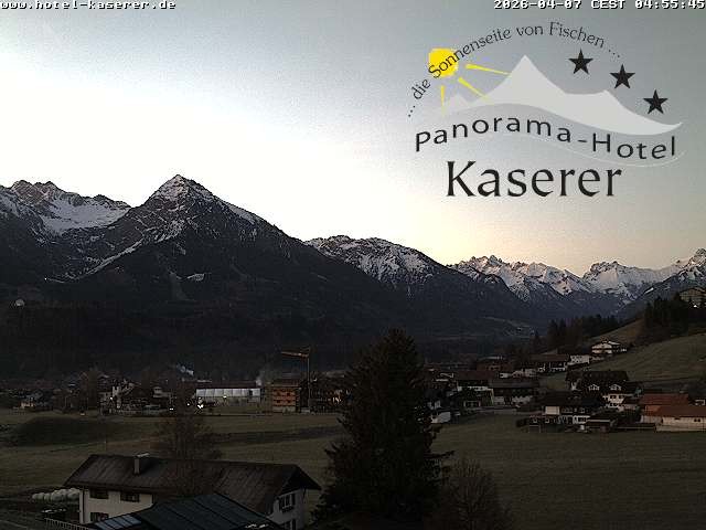 Archiv Foto Webcam Fischen, Hotel Garni Kaserer